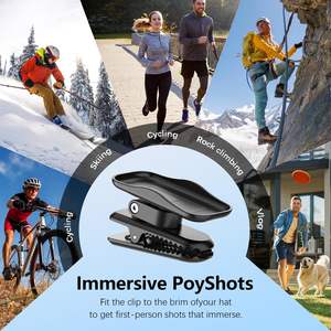 คลิปแม่เหล็กสีดำติดตั้งอุปกรณ์เสริมกล้องน้ำหนักเบาที่มีการยึดเกาะที่แข็งแกร่งสำหรับดีไอ ออสโม นาโน - Product Image 5