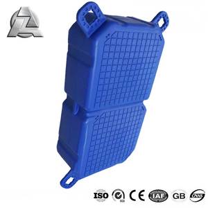 Muelle de boya doble de color azul, bloque <span class=keywords><strong>flotante</strong></span> de plástico, hdpe, Pontón, plataformas - Product Image 5