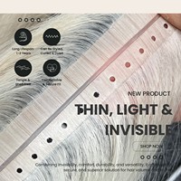 Nouvelle Tendance Cheveux Naturels XO Invisible Butterfly Weft Extension à Trame Unique Cheveux Chinois Remy Fixation Micro-link Pointes Épaisses