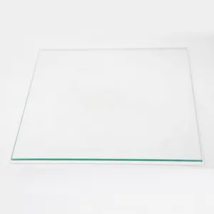 Panneau de verre à haute teneur en borosilicate UM2 257x229x4mm Plaque de construction Feuille de verre chauffée à haute température pour Ultimaker 2