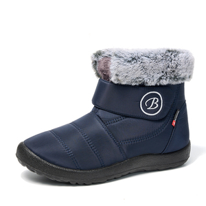 Nouvelles chaussures en coton hiver grandes chaussures pour femmes 36-43 décontracté en peluche chaud à fond plat bottes <span class=keywords><strong>de</strong></span> <span class=keywords><strong>neige</strong></span> antidérapantes pour femmes hommes chaussures <span class=keywords><strong>de</strong></span> sécurité - Product Image 4