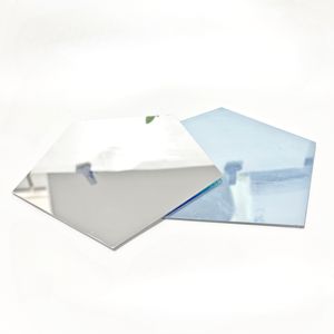3 мм прозрачное серебряное пятиугольное акриловое зеркало 2-сторонний акриловый зеркальный лист для домашнего декора и рекламы - Product Image 5