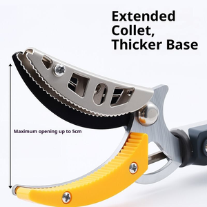 Outil <span class=keywords><strong>de</strong></span> cueillette <span class=keywords><strong>de</strong></span> fruits extensible avec verrouillage multi-engrenages |   Sécateur à long manche pour branches hautes, idéal pour vergers - Product Image 4