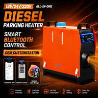 Chauffage de voiture autonome diesel portable de haute qualité 5kW 12V 24V 220V, silencieux, chauffage de stationnement électrique portable pour voiture