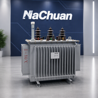 Transformateur immergé dans l'huile triphasé 30KVA 50KVA 80KVA 100KVA 160KVA 200KVA 250KVA 315KVA 400KVA pour équipement industriel