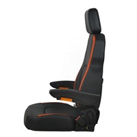 Siège capitaine marin en PVC 12V pour chaise de bateau confortable sans base de suspension sur piédestal