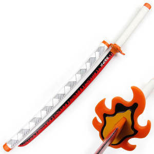 Anime Killer Devils Swords gran oferta Katana <span class=keywords><strong>de</strong></span> madera 104vm Demon Slayer Cosplay con soporte <span class=keywords><strong>de</strong></span> <span class=keywords><strong>espada</strong></span> adornos Katana Swords - Product Image 5