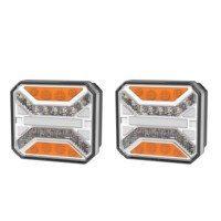 Feu arrière LED sans fil portable, aimants puissants, homologué FCC ECE, avec prise de charge de type C