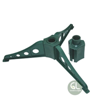 Support de sapin de Noël en plastique G&L écologique de haute qualité, 4 ou 3 pièces, modèle GL2024731-2, taille 19mm/22mm, fabriqué en Chine