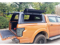 Coque de camping rigide en aluminium imperméable avec rangement intégré pour Ford F150 GMC Canyon Toyota Tacoma Nissan Titan 2012-2024
