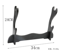 Porte-épée gravé écologique Présentoir à la maison Porte-épée jouet Porte-arme