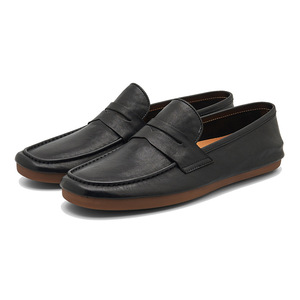 Chaussures à enfiler en cuir véritable de haute qualité, élégantes, fabriquées à la main, bout fermé, antidérapantes, respirantes, pour le bureau, décontractées - Product Image 3