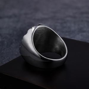 Bague pour homme en acier inoxydable étanche, motif Œil qui tout voit, style Hip Hop, Œil de la Provéidence maçonnique, Punk, Biker, Bijou - Product Image 3