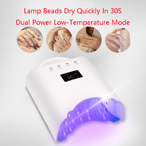 Lampe à ongles LED UV sans fil 78W, fonctionne sur batterie, séchage rapide, rechargeable, machine de photothérapie, logo personnalisé, sécheuse à ongles - Product Image 2