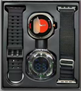 D30 Ultra Akıllı Saat Unisex HD IPS Ekran Uyku Takipçisi IP67 Kablosuz Şarj Sağlık Monitörü Silika Jel Pusula Android IOS - Product Image 2