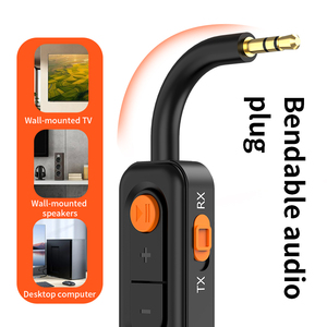 Receptor de Audio Inalámbrico para Auto 2 en 1, Transmisor de TV, Adaptador Bluetooth Aux para Avión, Precio <span class=keywords><strong>Bajo</strong></span> de Fábrica M1 - Product Image 6