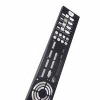 Fabricant chinois de panneaux avant d'amplificateur audio sur mesure, usinés par CNC, plaque frontale en aluminium, panneau avant en aluminium