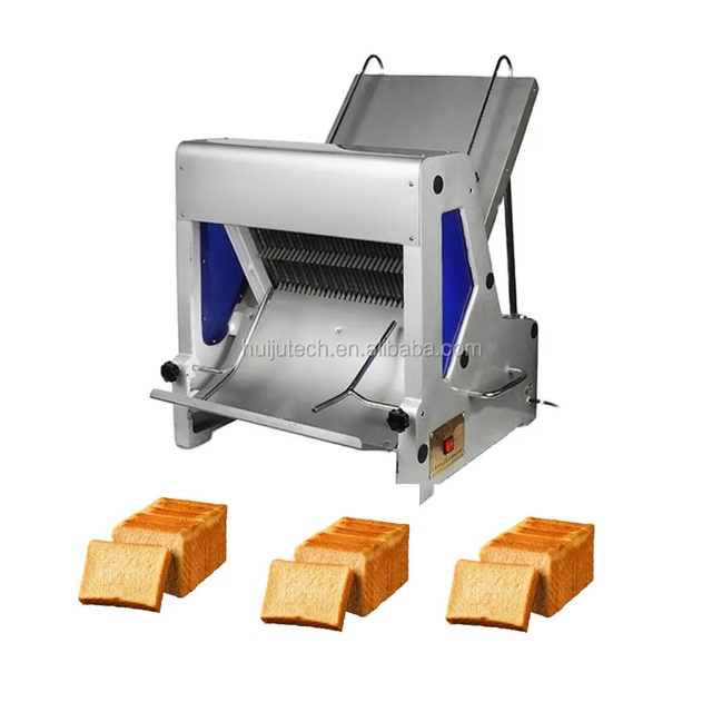 Bread Slicer Commercial Automatic Stainless Stainless Electric Toast Bread Slicer Machine 12mm Thickness HJ-CM008