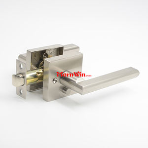 कनाडा दरवाज़े के हैंडल लीवर ताला के साथ वर्ग गुलाब पुश बटन आपातकालीन निकास गोपनीयता लीवर ताला - Product Image 6