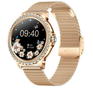 Nouvelle montre connectée tendance pour femmes I58, bracelet intelligent de sport avec fonction d'appel, étanche IP68, avec diamants - Product Image 1