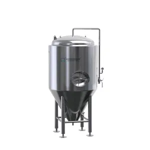 Fabrication de bière Réservoir de fermentation bière cerveza machine 200L 500L 1000L 2000L 3000L 5000L Fermenteur conique