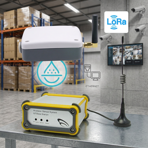 Détecteur de fuite d'eau sans fil G7, station de base, connectivité LoRa Ethernet, installation facile, matériau plastique - Product Image 1