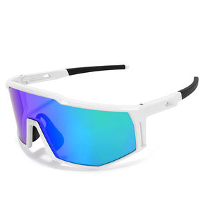 نظارات شمسية رياضية ماركة مخصصة نظارات كبيرة الحجم مستقطبة الموضة العصرية لركوب الدراجات والركض للنساء والرجال - Product Image 1