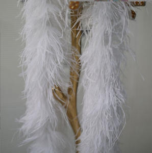 5 plis <span class=keywords><strong>pas</strong></span> <span class=keywords><strong>cher</strong></span> grandes plumes d'autruche épaisses <span class=keywords><strong>Boa</strong></span> <span class=keywords><strong>plume</strong></span> pour artisanat vêtements - Product Image 2