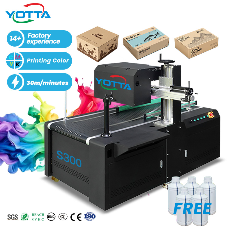 Yotta S300 Digital A3 Printhead Small Size Kraft Paper Bag Packaging Printer 297mm/580mm One Pass Printer