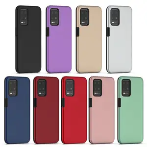 New Arrival metal paint double layer mobile phone case for BLU G53 , pc tpu hybrid case for BLU G53