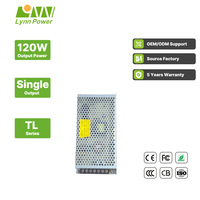 Alimentation électrique AC/DC LYNN TONGLI TL-120S-24 120W pour usage industriel, 5A, sortie 24V, efficacité 84%, entrée 90-264V