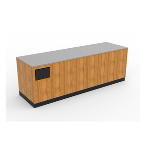 Dépanneur commercial Comptoir de sortie en bois en métal Bill Desk Supermarket Beverage Stations - Product Image 6