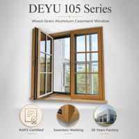 Fenêtre Moderne en Bois Revêtu d'Aluminium Arqué, Fenêtre à Volets Ouvrants en Forme de Soleil, Isolation Thermique, Double Vitrage Composé, Verre Trempé, Chambre, Villa 105