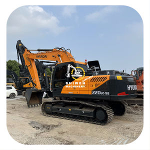 Original Painting Secondhand Hyundai 220-9S Crawler Excavator 1.0m Bucket Capacity 2022 <b>Model</b> 22T Operating Weight <b>Engine</b> - Product Image 1