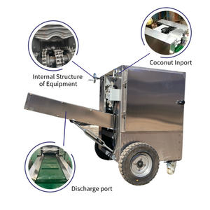Éplucheur de noix de coco, machine à éplucher les noix de coco avec moteur, haute capacité pour un retrait efficace de la coque de noix de coco - Product Image 2