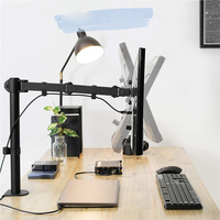 OEM Maßgefertigter Ergonomischer Einzelmonitorständer Höhenverstellbarer Computerbildschirm-Aufsteller mit Kabelmanagement