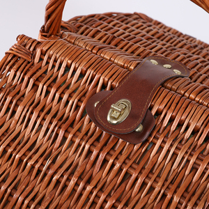 Thủ công mỹ nghệ Quà Tặng rỗng wicker Dã Ngoại giỏ quà tặng cản trở - Product Image 3