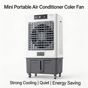Refroidisseur d'air évaporatif sur colonne 6000+ CFM 450W Classe A avec télécommande et minuterie 3 vitesses pour usage hôtelier, industriel et commercial - Product Image 4