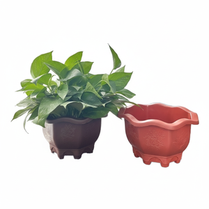 CASAMAX WL AM-0466-14 Vaso per Fiori in PE Resistente per Giardini Interni 13x13x10 Cm Cina - Product Image 2