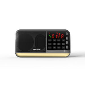 Reproductor de Música Inalámbrico Portátil, Batería de Litio Recargable, Radio FM 88-108MHz, Reproducción por USB/Tarjeta TF, Pantalla LED, V30 - Product Image 4