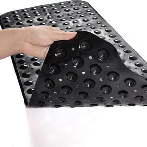 <span class=keywords><strong>Tappetino</strong></span> Antiscivolo per Vasca e Doccia 39"x16", Protezione Superficiale Rinforzata, Morbido <span class=keywords><strong>sotto</strong></span> i Piedi, Grandi Fori di Drenaggio - Product Image 2