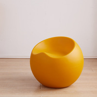 Chaise de loisirs moderne en plastique Tabouret créatif en forme de pomme Chaise pour enfants Tabouret de table basse