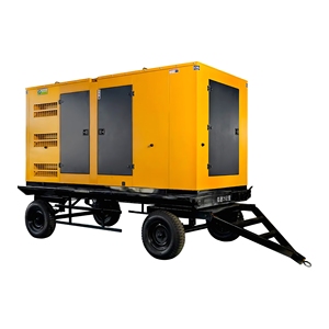信頼性の高い150kw-220kw静音ディーゼル天然ガス・ガソリン発電機、自動起動、オープンフレーム、ATS、60Hz、480V、トレーラー発電機 - Product Image 2