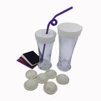 Couvre-gobelet imperméable personnalisé avec logo, couvre-gobelet en latex anti-éclaboussures, couvre-gobelet en silicone pour verre, mon préservatif pour boissons