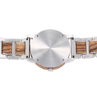 Montre-bracelet automatique pour hommes, en bois, mécanique