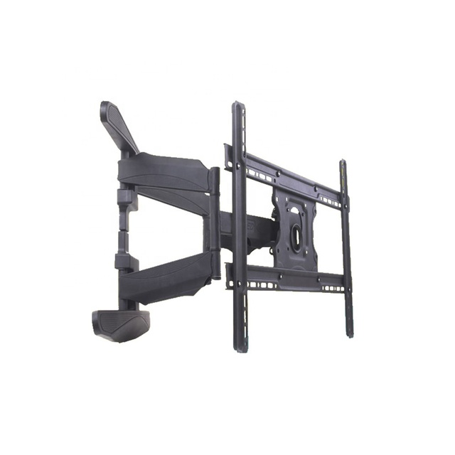 Extendable Articulating TV Wall Mount with Tilt Swivel Full Motion Long Arm Cold Rolled Steel 85" Max