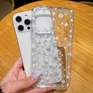 เคสโทรศัพท์ลายดอกไม้ Cov Screen สำหรับ iPhone 14 13 11 15 Pro Max 12 Mini XS XR X 8 7 Plus SE 2022 14Pro 13Pro แบบด้านเนื้อนุ่ม - Product Image 6