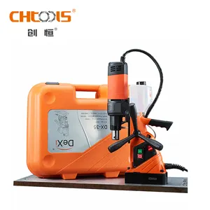 CHTOOLS 220v 1100w 10000n Magnetic Drill With Stepless Speed Regulation Tapping Drilling Machine 600rpm Vertical Drill