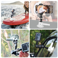 Support de toit Starlink Mini en alliage d'aluminium avec ventouse, kit de montage robuste sans fil avec poignée pour accessoires de voiture/camping-car/toit