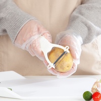 Epluche-légumes multifonctionnel à double tête en acier inoxydable